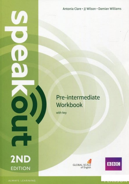 Антония Клэр «Speakout Pre-intermediate Woekbook with Key»
